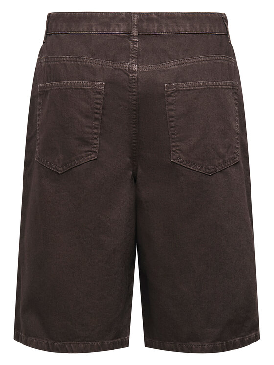 ONLY ONLY Bermuda püksid Mate 15374734 Pruun Loose Fit