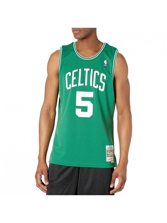 Mitchell & Ness Mitchell & Ness Smanicato Boston Celtics NBA Swingman Road Jersey Celtics 07 Kevin Garnett Verde Regular Fit