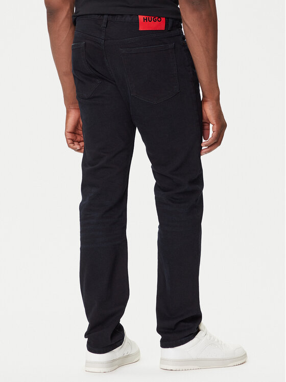 HUGO HUGO Jeans hlače 50542677 Mornarsko modra Slim Fit