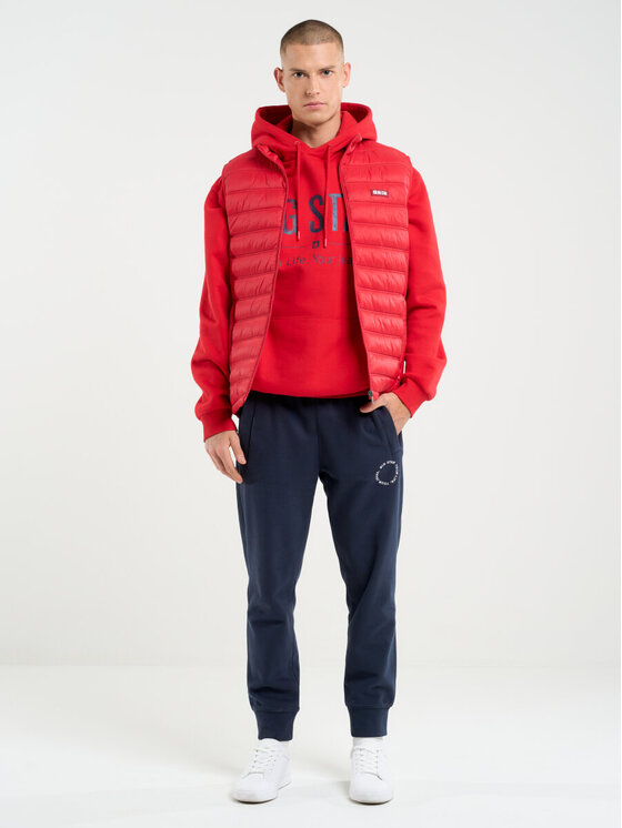 BIG STAR BIG STAR Kamizelka JAXOON_603_130 Czerwony Basic Fit