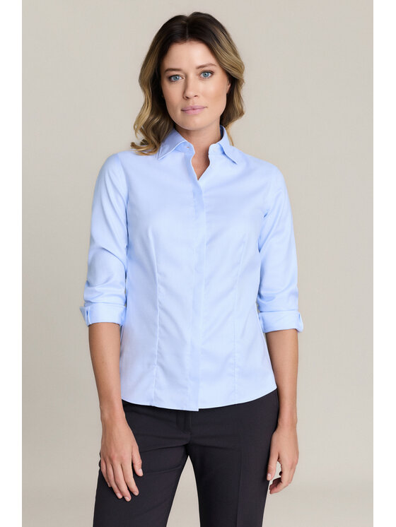 Lancerto Lancerto Koszula Asmara Regular KO073226000017 Niebieski Regular Fit