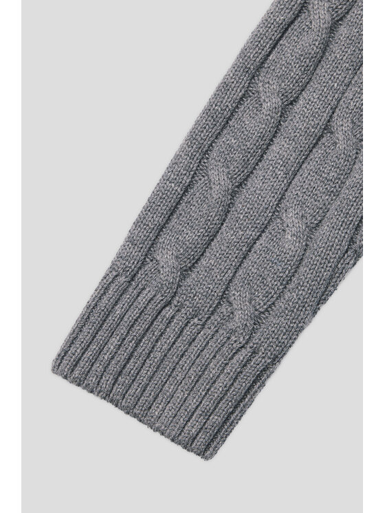 Lancerto Lancerto Sweter Vetle SW073224000090 Szary Regular Fit