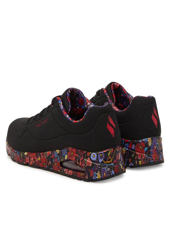 Skechers Skechers Sneakersy Uno-Majestic Garden 155583/BKMT Czarny