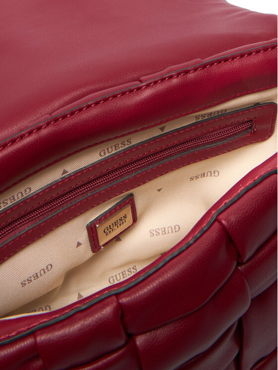Guess Guess Дамска чанта Marion HWWG80 72190 Червен