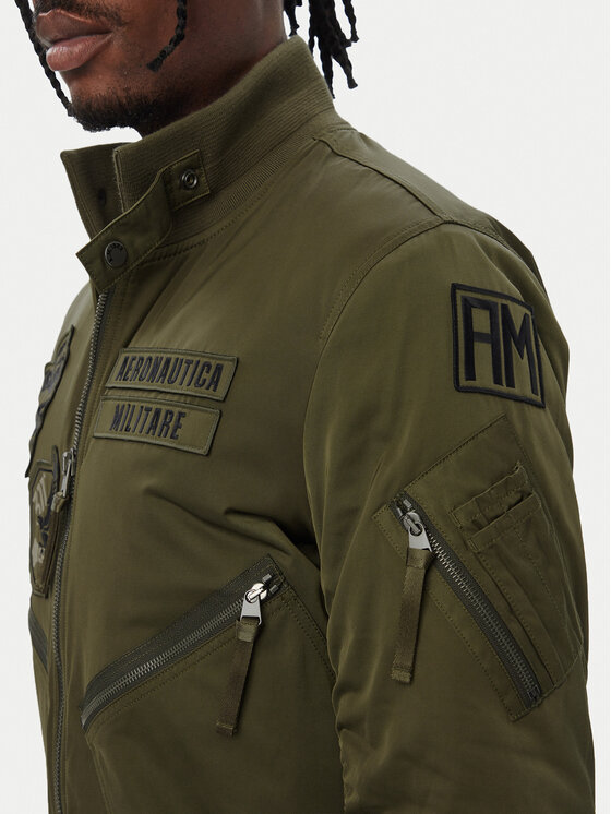 Aeronautica Militare Aeronautica Militare Kurtka bomber 262AB3077UCT04361 Khaki Regular Fit