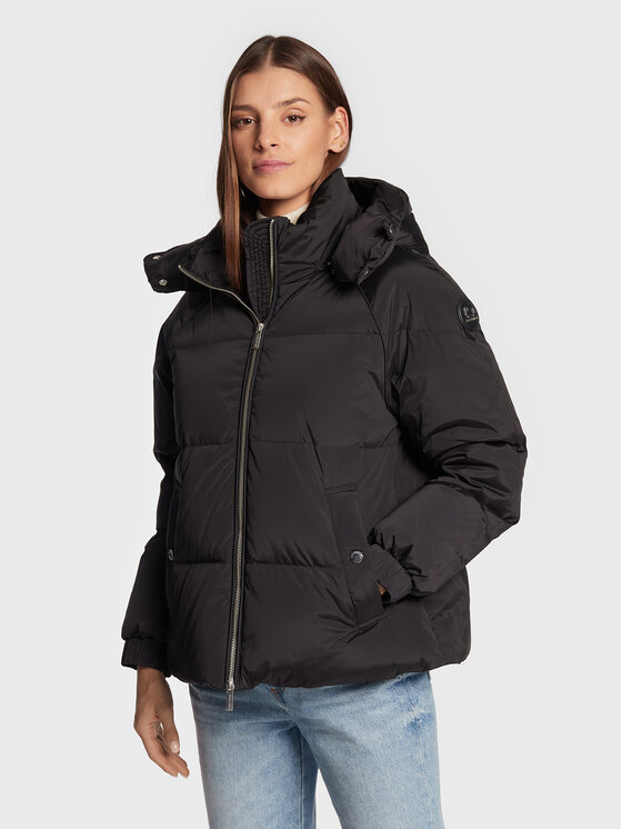 Woolrich Woolrich Vatovaná bunda Alsea CFWWOU0699FRUT1148 Čierna Regular Fit