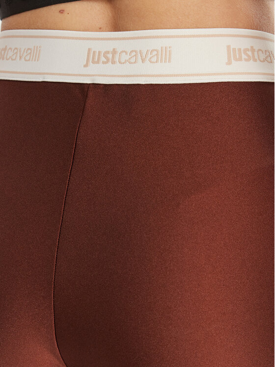 Just Cavalli Just Cavalli Legginsy 80PAC100 J0108 Brązowy Skinny Fit