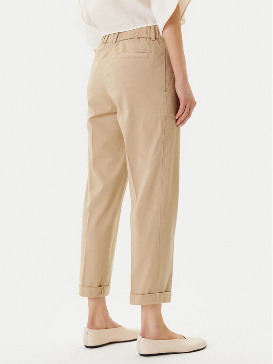 United Colors Of Benetton United Colors Of Benetton Текстилни панталони 4MVNDF08E Бежов Regular Fit