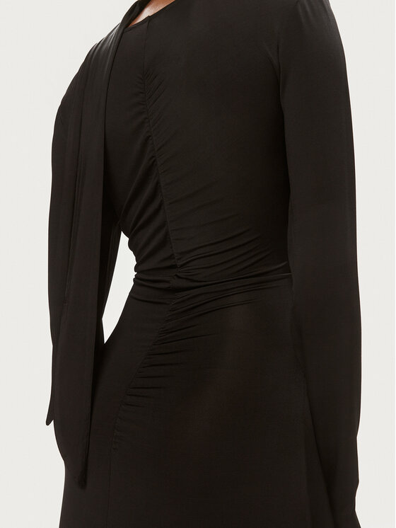 Bruuns Bazaar Bruuns Bazaar Kleid für den Alltag Galathea BBW3873 Schwarz Slim Fit