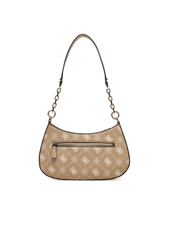 Guess Guess Дамска чанта Carrie Logo HWGP98 98180 Бежов
