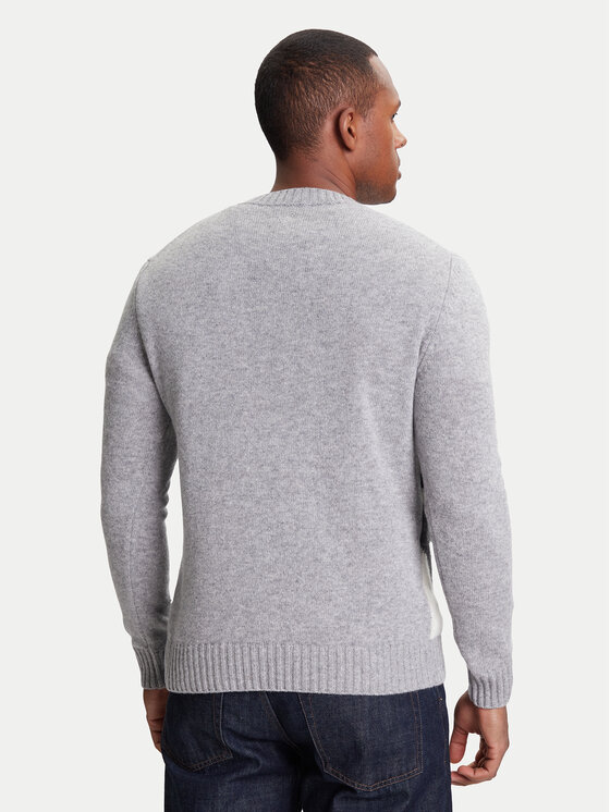 United Colors Of Benetton United Colors Of Benetton Pulover 1244K108R Siva Regular Fit