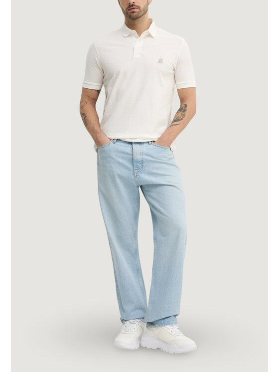 Armani Exchange Armani Exchange Polo XM000367 AF13022 Bianco Casual Fit