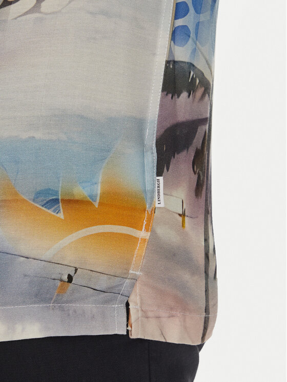 Lindbergh Lindbergh Košile 30-203735 Barevná Relaxed Fit