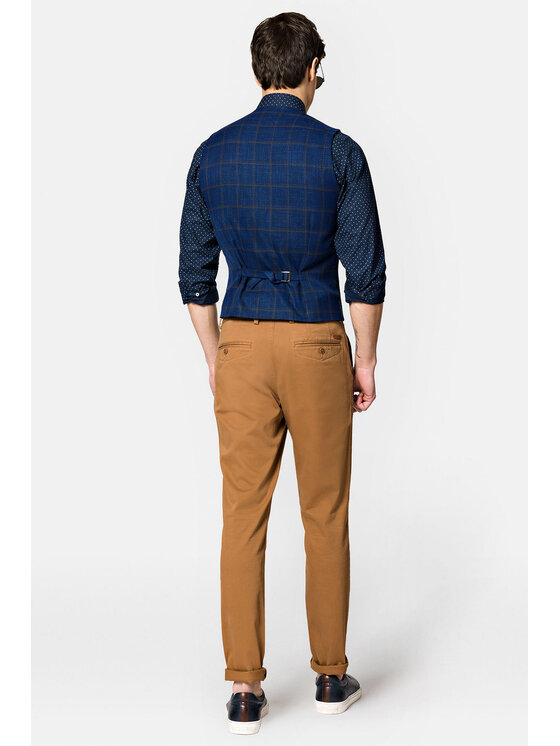 Lancerto Lancerto Kamizelka KA073222000001 Granatowy Slim Fit