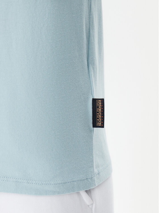 Napapijri Napapijri T-Shirt S-Nina NP0A4H87 Błękitny Regular Fit