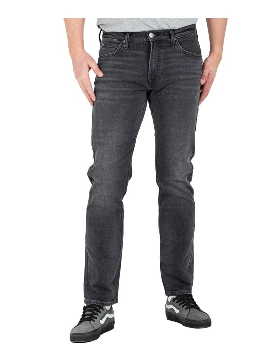 Lee Lee Jeansy 112356556 Szary Regular Fit