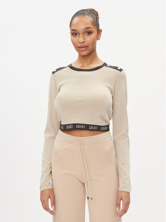 Liu Jo Sport Blúzka TA4008 MS014 Béžová Regular Fit