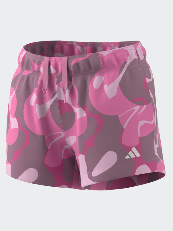 adidas Pantaloni scurți sport IJ9589 Roz Regular Fit