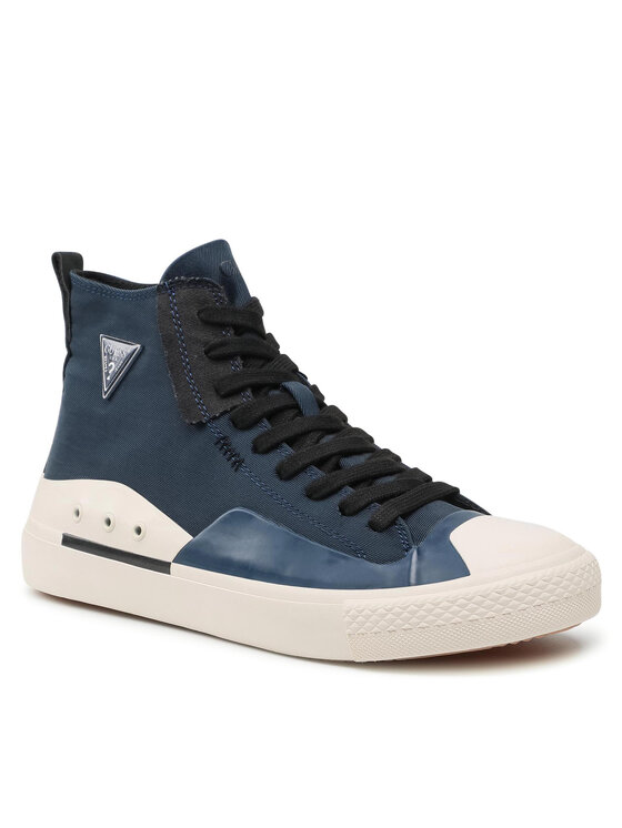Guess Scarpe da ginnastica Ederle Hi Nylon FM7EHN FAB12 Blu scuro •  Modivo.it