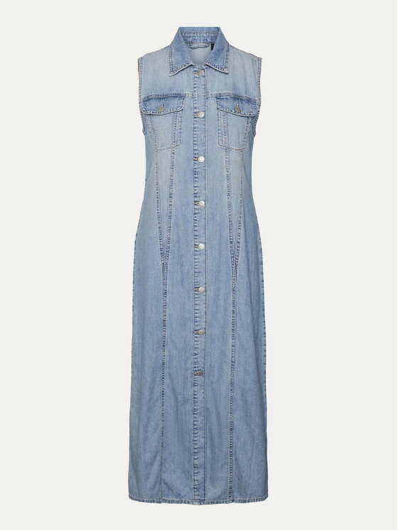 Vero Moda Vero Moda Džínsové šaty Zadie 10309673 Modrá Regular Fit