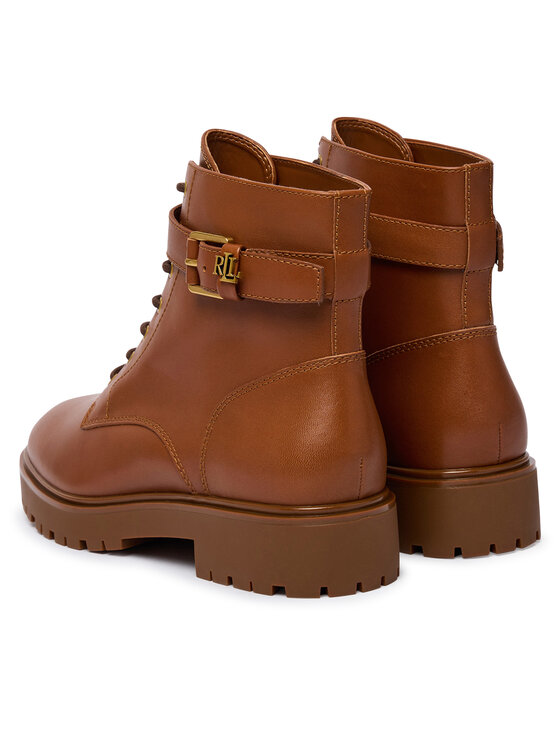 LAUREN RALPH LAUREN LAUREN RALPH LAUREN Kotníková obuv Allyson Logo Bo Bte 802P12046002 Hnědá