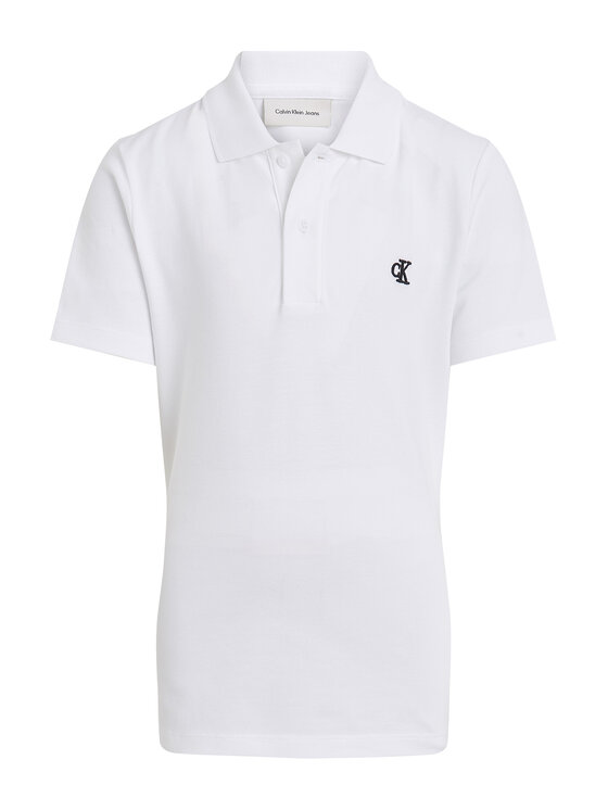 Calvin Klein Jeans Calvin Klein Jeans Поло Essential IB0IB02486 Білий Regular Fit