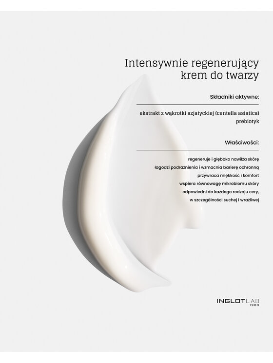 INGLOT INGLOT LAB Intensywnie regenerujący Krem do twarzy
