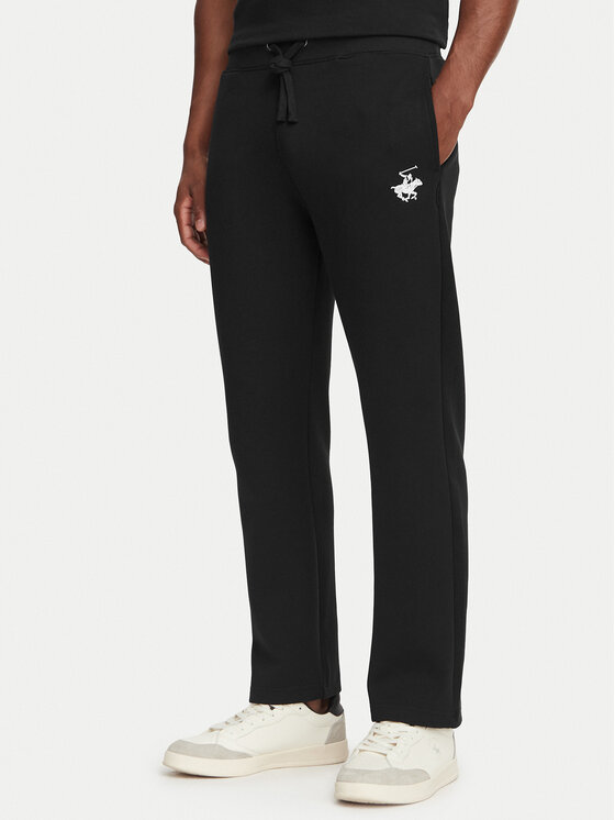 Beverly Hills Polo Club Pantaloni trening M6608B-HR Negru Regular Fit