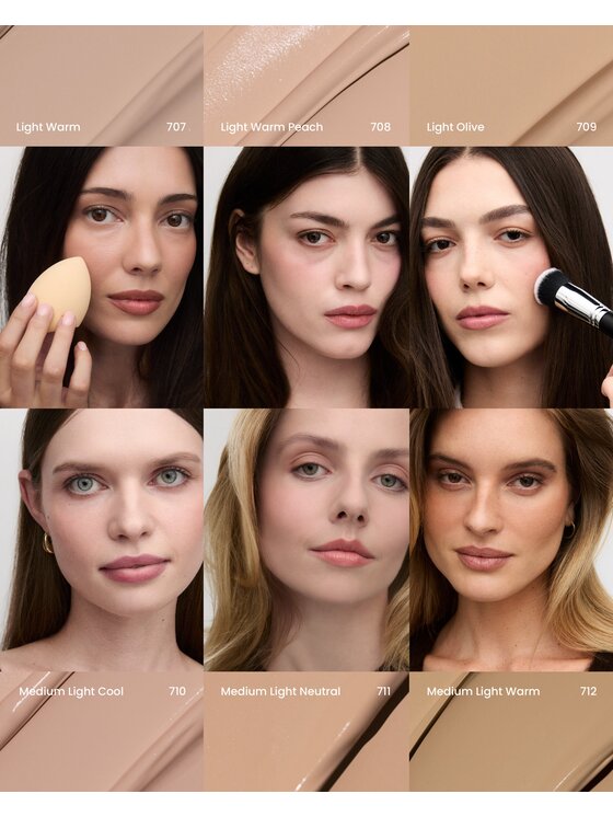 INGLOT INGLOT i korektor 2w1 Long-Lasting Velvet Podkład 711 Medium Light Neutral