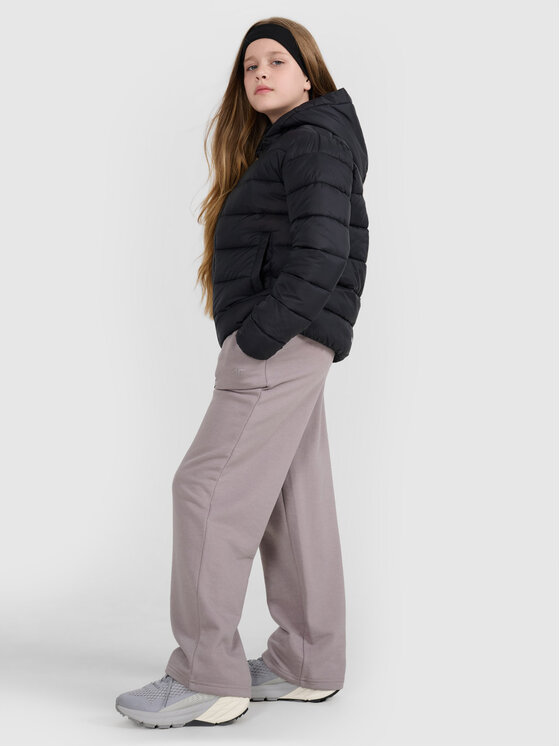 4F 4F Kurtka puchowa OUTERWEAR Czarny Regular Fit