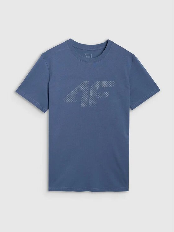 4F 4F T-Shirt 4FWMM00TTSHM2257-32S Μπλε Regular Fit