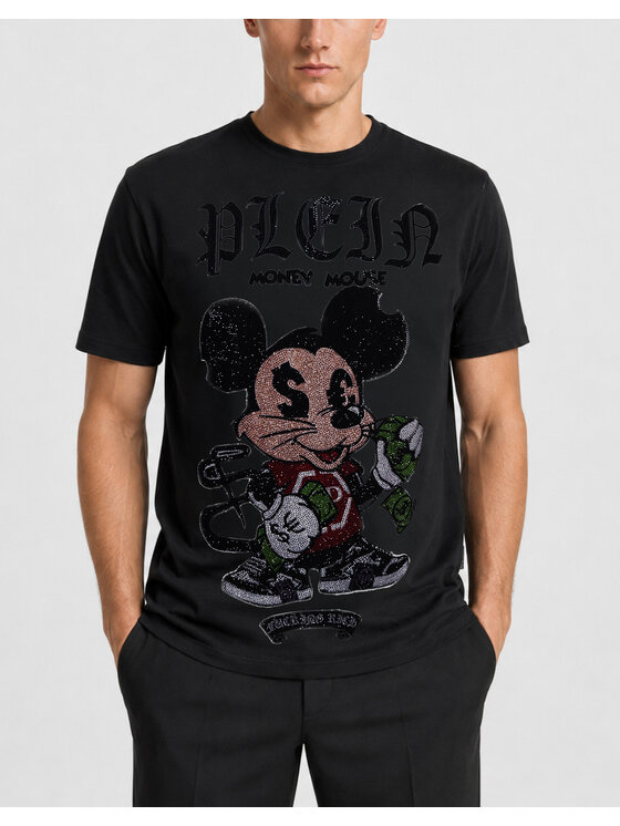 PHILIPP PLEIN PHILIPP PLEIN T-Shirt 31657 Černá Regular Fit