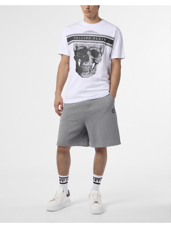 PHILIPP PLEIN PHILIPP PLEIN T-Shirt 29876 Biały Regular Fit