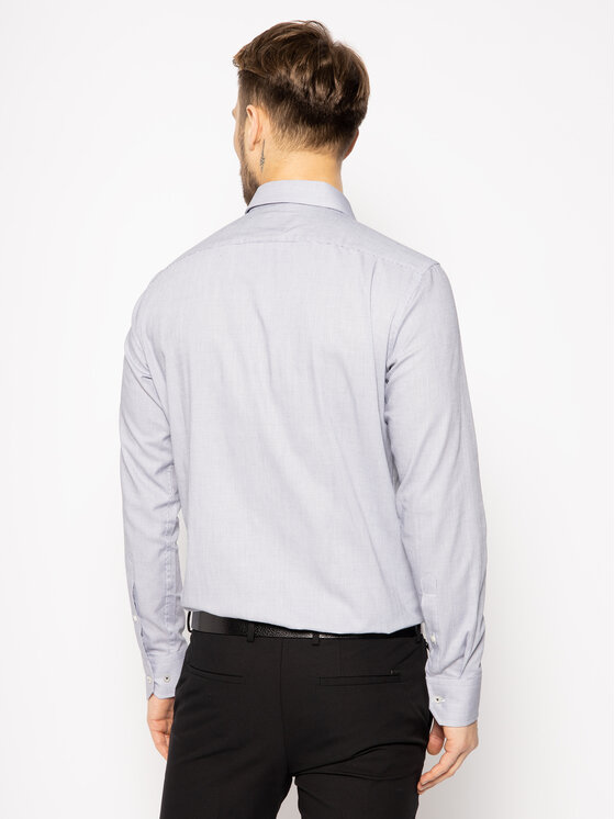 BOSS Boss Camicia Goran 50427958 Grigio Regular Fit