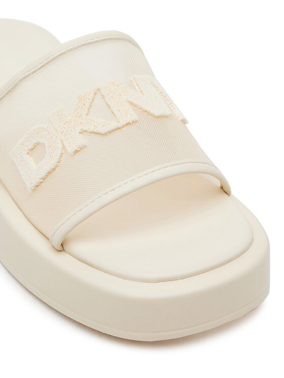 DKNY DKNY Klapki K2500541 Écru