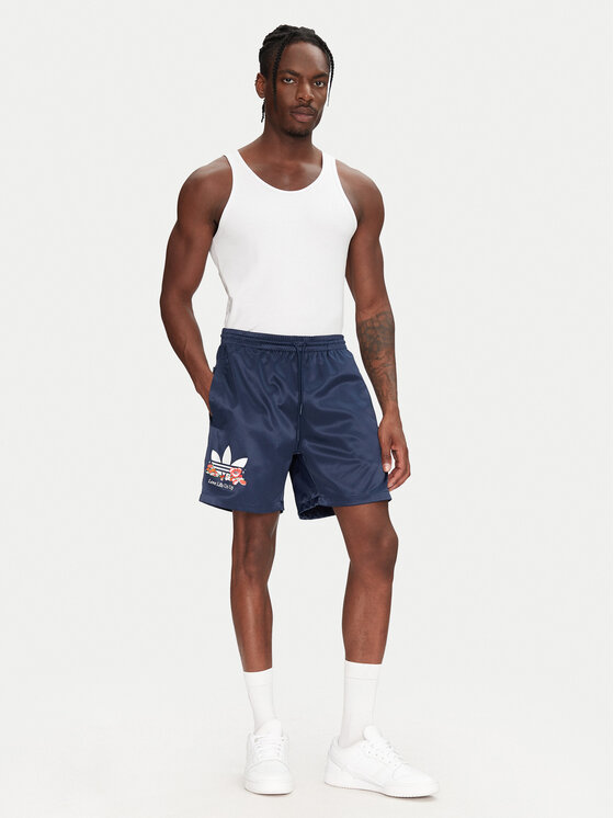 adidas adidas Pantaloni scurți sport Q2 Made By Nelson Sprinter JD0719 Bleumarin Regular Fit