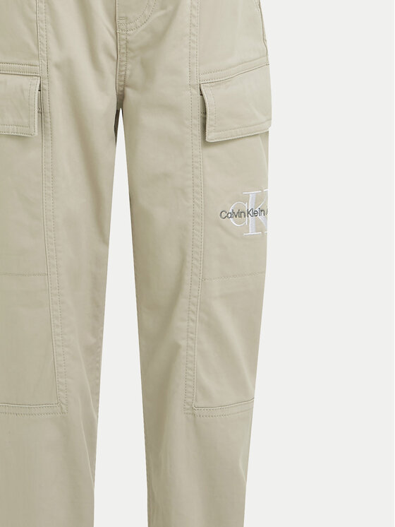 Calvin Klein Jeans Calvin Klein Jeans Jogger kelnės Essential IB0IB02270 Smėlio Regular Fit