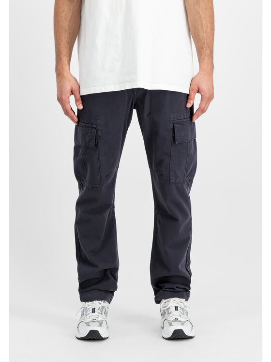 Alpha Industries Alpha Industries Spodnie cargo Agent Pant Błękitny Straight Leg