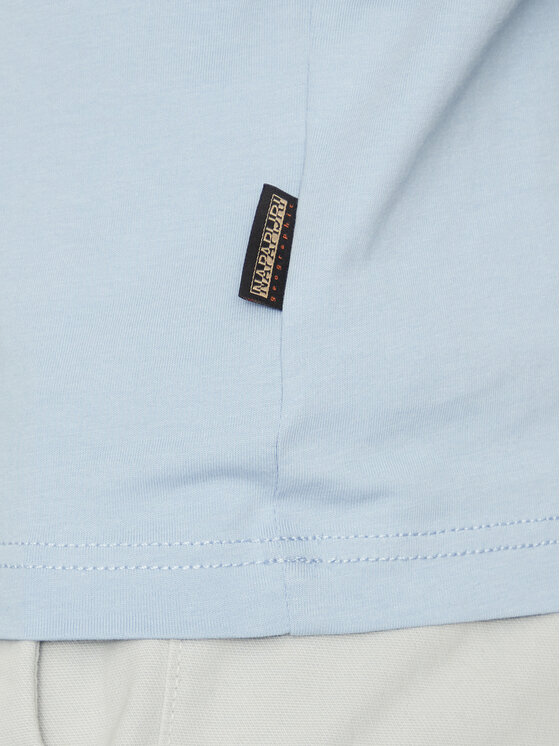 Napapijri Napapijri Tricou S-Sovana NP0A4IE4 Albastru celest Regular Fit