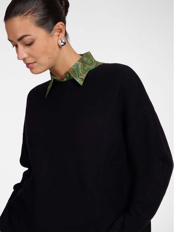 Elena Mirò Elena Mirò Maglione M014Z000774N033 Nero Regular Fit