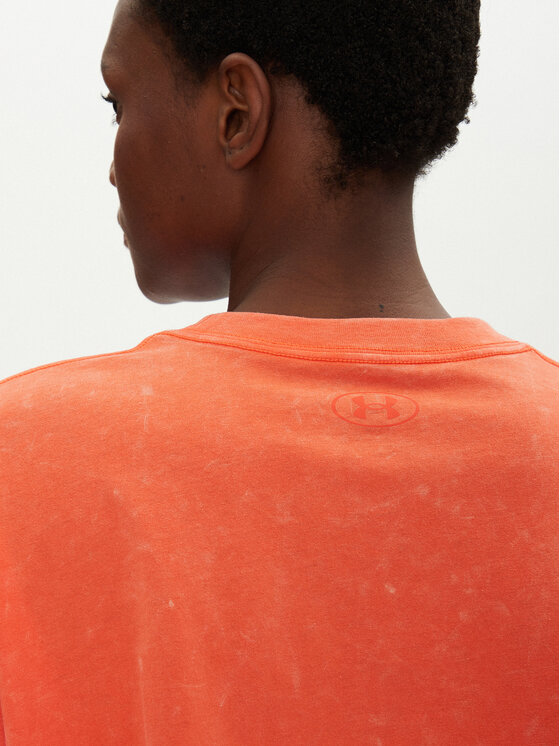 Under Armour Under Armour Tričko Rival Wash 1389724 Oranžová Loose Fit