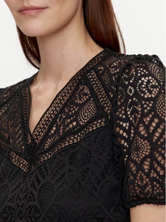 Morgan Morgan Bluse 241-DOULI Schwarz Regular Fit