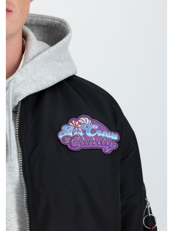 Alpha Industries Alpha Industries Kurtka bomber MA-1 Candy Crew Bomber Jacket Czarny Loose Fit