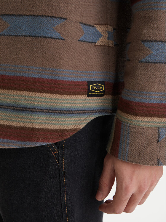 RVCA RVCA Πουκάμισο Dayshift 23A053505 Καφέ Regular Fit