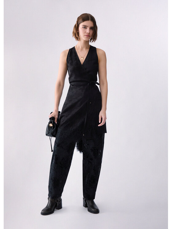 Liu Jo Liu Jo Jeansy UF6175D036787522 Czarny Loose Fit