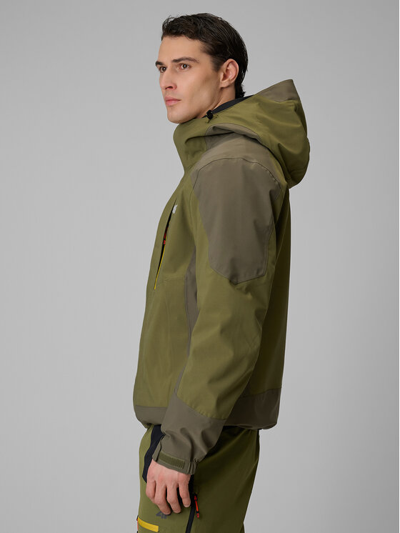 4F 4F Kurtka outdoor TREKKING Khaki Regular Fit