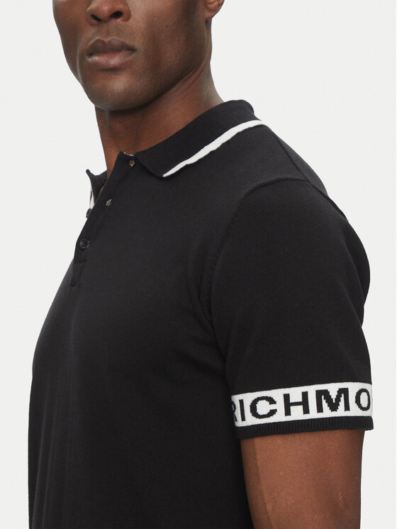 Richmond X Richmond X Tricou polo UMP25309PO Negru Regular Fit