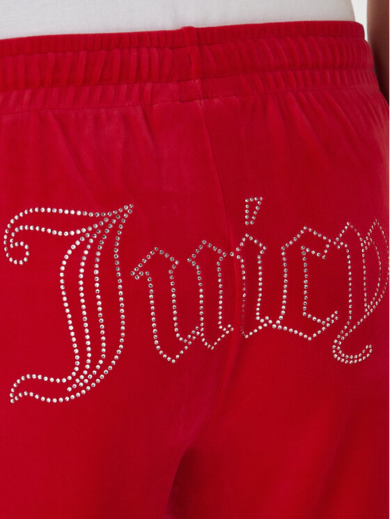 Juicy Couture Juicy Couture Spodnie dresowe Tina JCWBJ225307 Czerwony Regular Fit