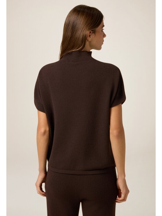 Oltre Oltre Cardigan M058E002044N032 Marrone Over Fit