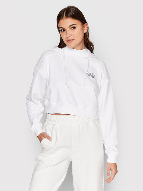 adidas adidas Μπλούζα HK5170 Λευκό Loose Fit